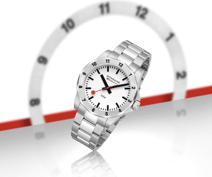 Actual product image Mondaine MSN.4211B.SK Numeri (Swiss made, 42 mm)