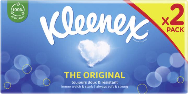 Produktbild Kleenex ORIGINAL Kosmetiktücher Box Duo 24 x 72 Stk