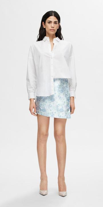 Image du produit Selected Femme Minijupe jacquard fleurie (34)