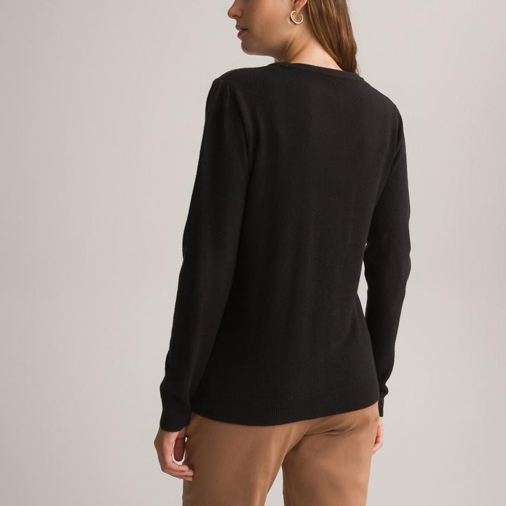 Produktbild Anne Weyburn Cardigan mit V-Ausschnitt und Kaschmir-Touch (W32/L34)