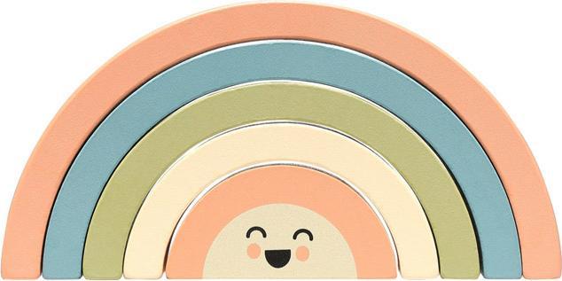 Actual product image Pearhead Stackable wooden rainbow game