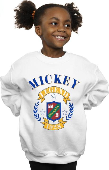 Actual product image Disney Girls Mickey Mouse Legend Sweatshirt (152, 158)