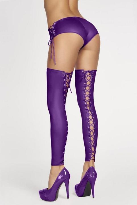 Immagine prodotto 7 Heaven calze autoreggenti viola (S/M)