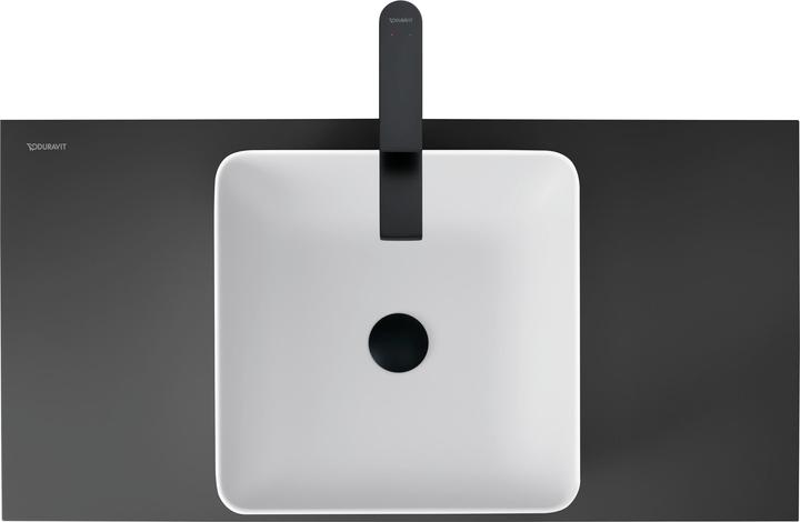 Produktbild Duravit Sivida Aufsatzwaschtisch, eckig, 400x400mm, ohne Hahnloch, ohne Überlauf (400 mm, 400 mm)