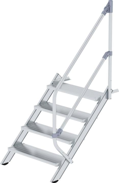 Image du produit Munk Escaliers industriels, marches en aluminium, largeur de marche 800 mm, 4 marches. (Échafaudages, 0.11 cm)
