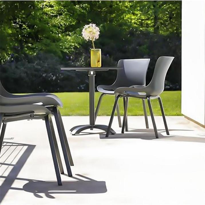 Image du produit Hartman Table de bistrot HPL Sophie Studio 68x68cm Cadre Flip Xerix, HPL Antracite (68 cm)