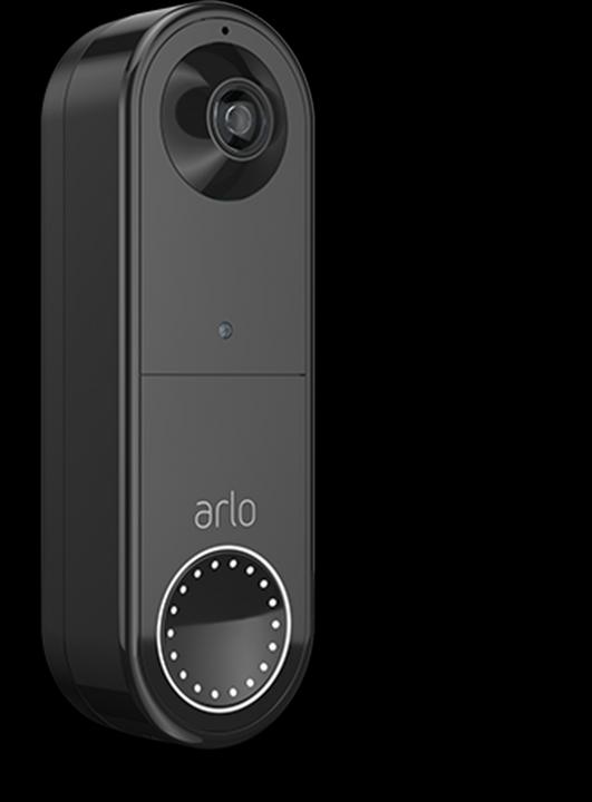 Actual product image Arlo Essential Wire-Free Doorbell, black (Wireless)