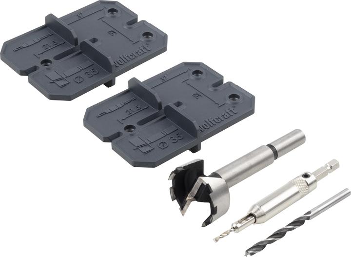 Produktbild wolfcraft wolfcraft 1 Scharnierloch-Set 35 mm (35 mm, 2.5 mm, 5 mm)