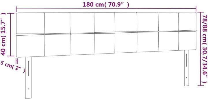 Actual product image VidaXL Alyssa (180 x 5 x 88 cm)