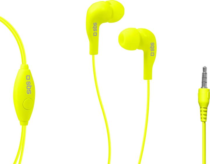 Actual product image SBS In-ear stereo earset Studio Mix 10, jack 3,5 mm with microphone and answer button (Cable)