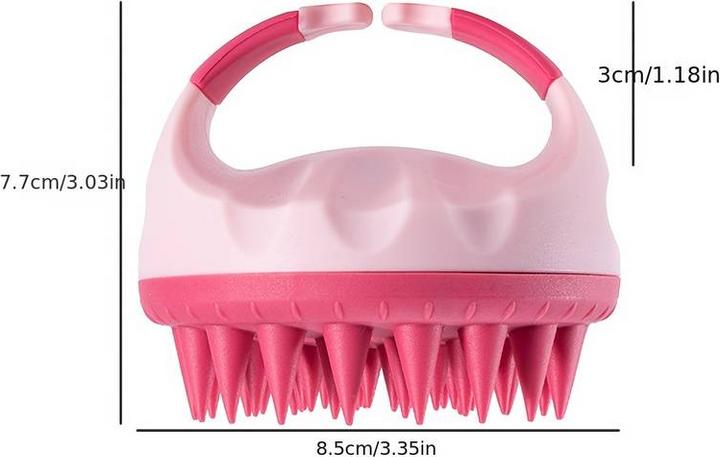 Produktbild PhoneLook Silikonbürste Kopfhautmassage Mintgrün