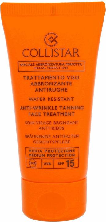 Immagine prodotto Collistar Trattamento viso abbronzante antirughe Spf 15 (Crema solare viso, SPF 15, 50 ml)