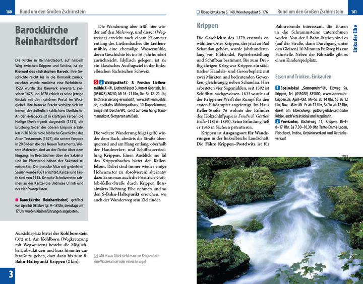 Produktbild Reiseführer Sächsische Schweiz mit Dresden (Deutsch, Detlef Krell, 2024)