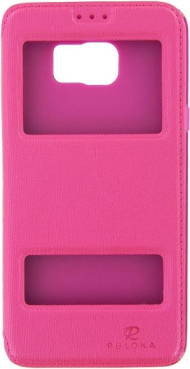 Actual product image Puloka Flip Case Samsung Galaxy Note 5 Pink (Samsung Galaxy Note 5)