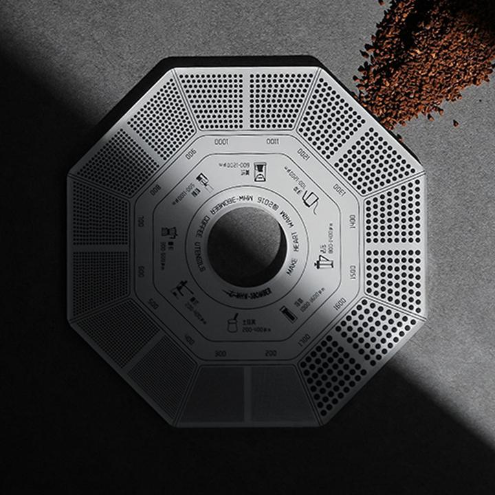 Actual product image MHW 3Bomber Measuring card for ground coffee