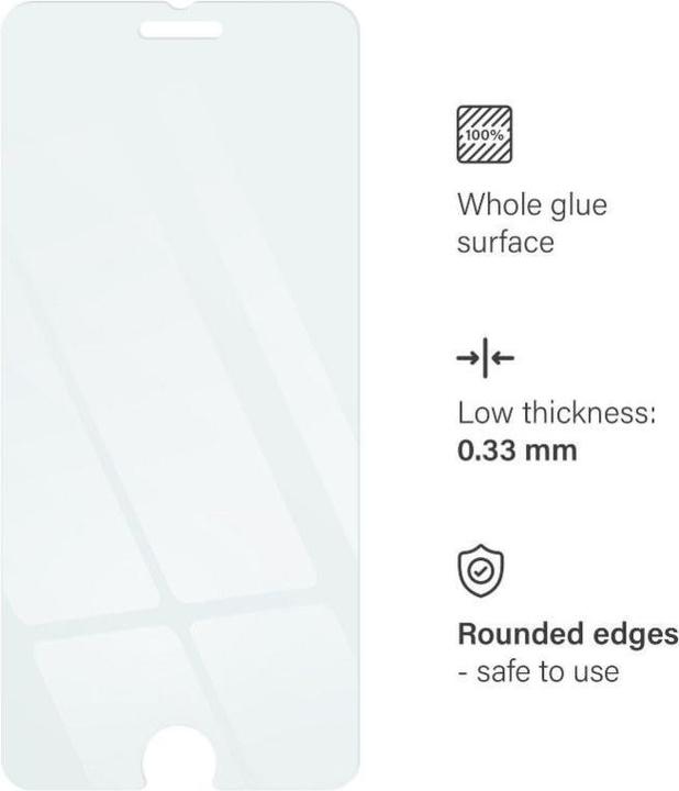 Actual product image BlueStar Tempered Glass (1 Piece, Apple iPhone 8)