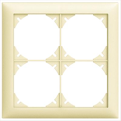 Image du produit Feller Cadre de finition EDIZIOdue 2x2 vanille