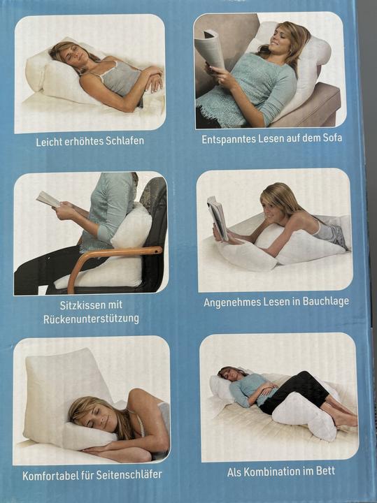 Immagine prodotto Dreamolino Cuscino Flip (23 x 50 x 14 cm, 43 x 50 x 15 cm)