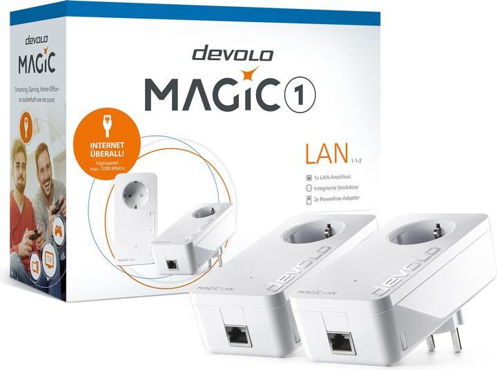 Produktbild Devolo Magic 1 LAN 1-1-2 (1200 Mbit/s)