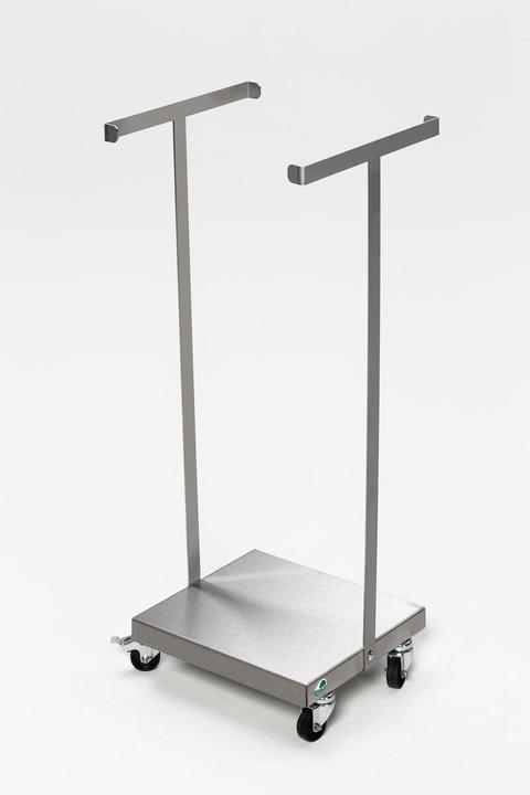 Immagine prodotto VAR Supporto per pattumiere SHR 120 mobile in acciaio inox 120 L per pattumiere da 120 litri, in (120 l)