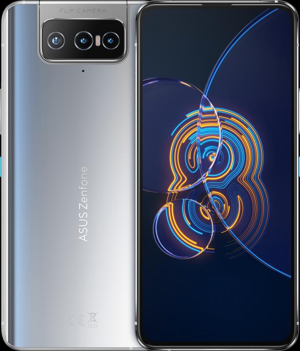 ASUS Zenfone 8 Flip (256 GB, Argento opaco, 6.67", Doppia SIM + SD, 64 Mpx, 5G)