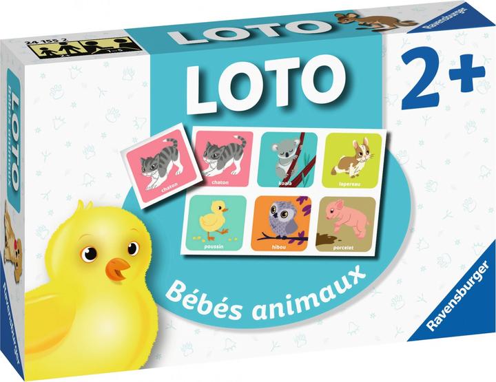 Image du produit Ravensburger Loto les bébés animaux, f dès 2 ans, 1-5 joueurs, jeu classique (Français)