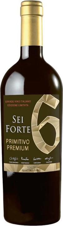 Produktbild Quattro Conti Primitivo Sei Forte Puglia IGT (1 x 75 cl, 2021)