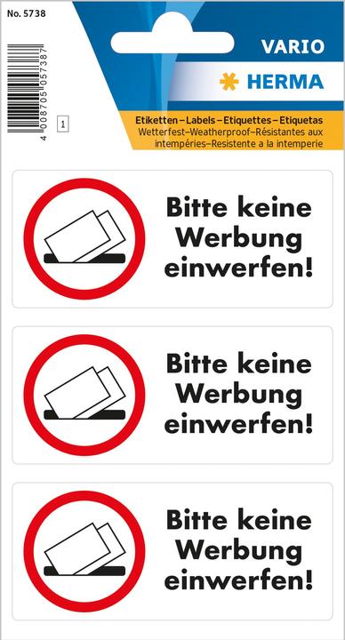 HERMA Hinweisetiketten