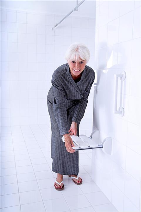 Actual product image Ridder Shower seat white Pro (130 kg)