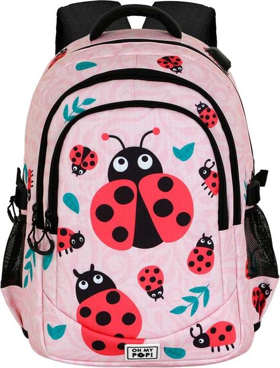 Actual product image Oh My Pop! PLUS Running Backpack Ladybug