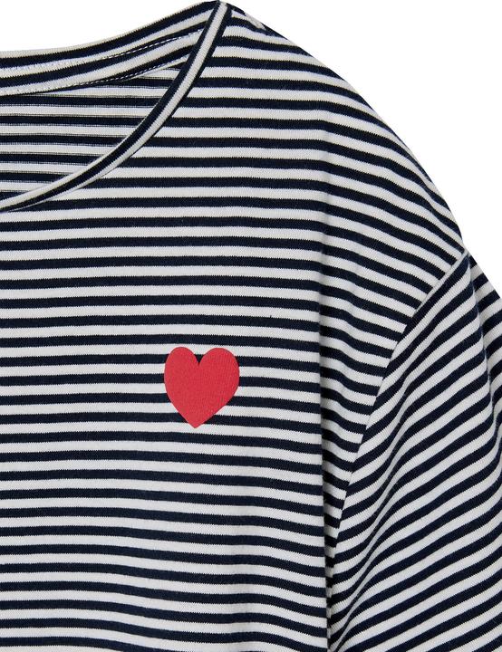 Immagine prodotto Vertbaudet Gestreiftes Mädchen Cropped-T-Shirt mit Zierschleifen (92)