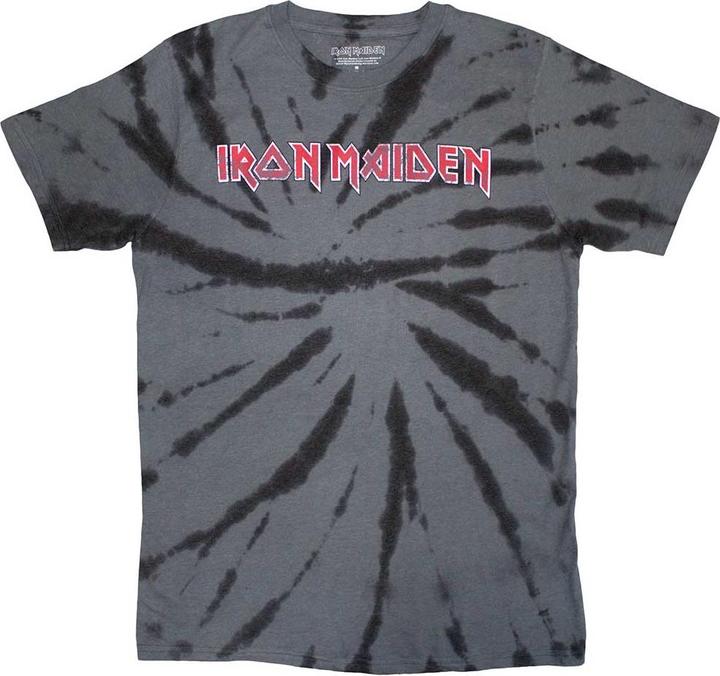 Iron Maiden Logo Dye Wash