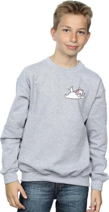 Actual product image Disney Boys Aristocats Marie Sweet Backside Breast Print Sweatshirt (140, 146)