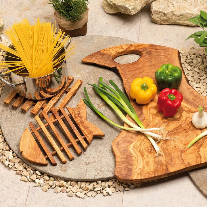Immagine prodotto Natura Punto Grattugia per formaggio, grattugia per parmigiano con vassoio di servizio, 24,5 cm, legno d'ulivo