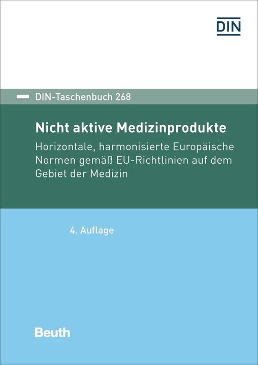 Produktbild Nicht aktive Medizinprodukte (Deutsch, DIN e.V., 2022)