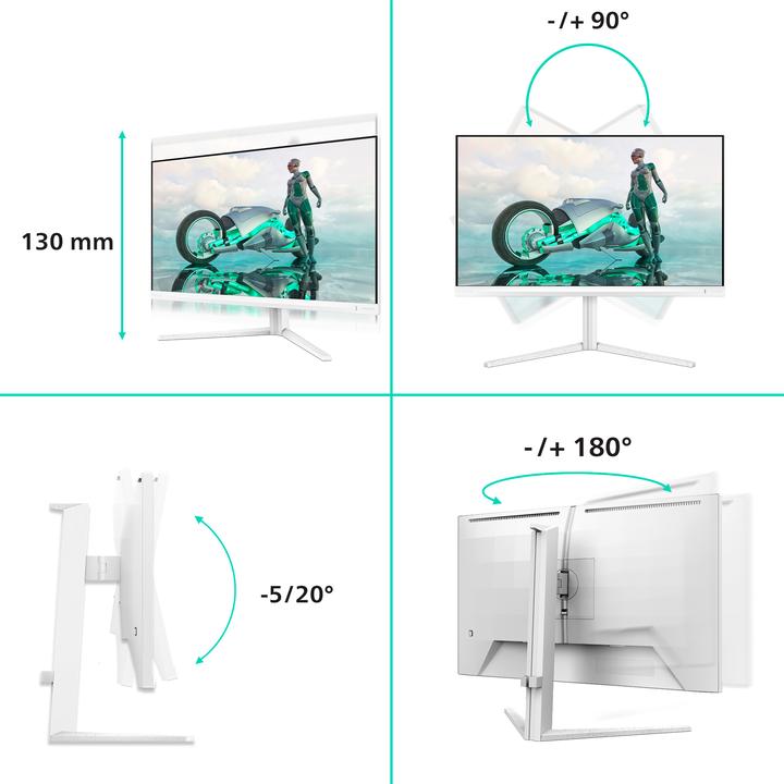 Actual product image Philips MMD 2N3501PA/00 Fast IPS Monitor,,, Speakers, höhenverstellbar, 2x HDMI, DP (2560 x 1440 pixels, 27")