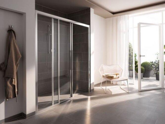 Image du produit Koralle Porte coulissante de douche en trois parties myDay Comfort SBF3F droite 160 1565-1605x2000mm (100.80 cm, 208.80 cm, 21.60 cm)