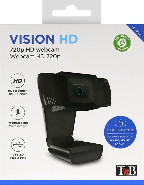 Produktbild T'nB Webcam compatible 720p (1.00 Mpx)
