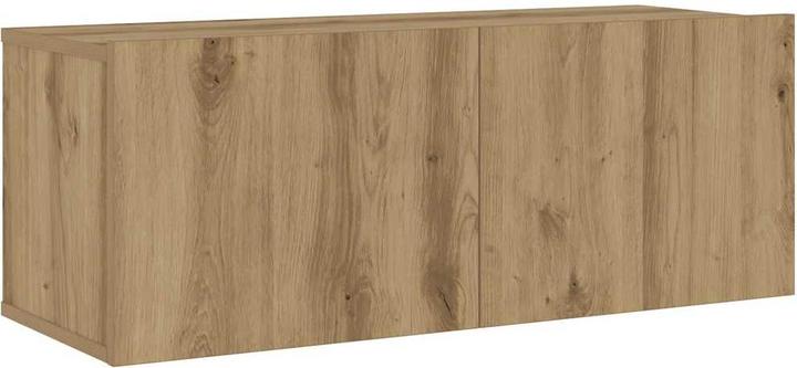 Actual product image VidaXL TV-Wandschränke 3 Stk. Artisan-Eiche Holzwerkstoff HiFi-Schrank (100 x 30 x 30 cm)