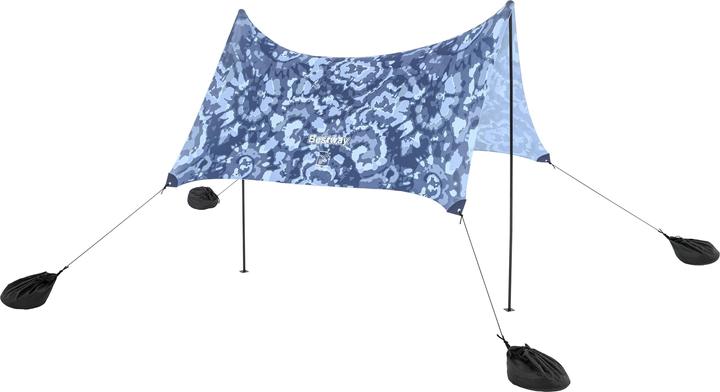 Bestway Tent Polyester Shade 210x210x198 cm Beach 68145 (Strandzelt + Strandmuschel, 3.67 kg, 4 Personen)