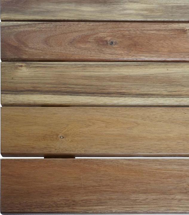 Image du produit Swisshandel24 Table de jardin de bière, table de jardin pliante, qualité gastronomique Acacia certifié FSC (120 cm)