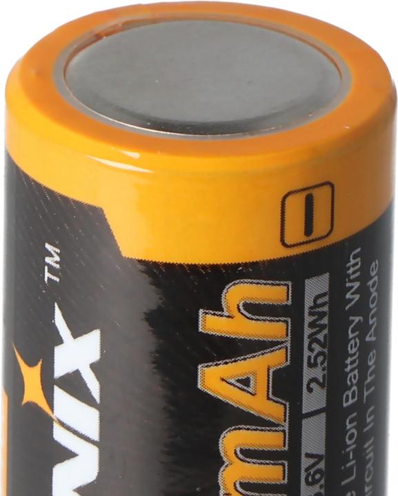 Actual product image Fenix Battery CR123 A