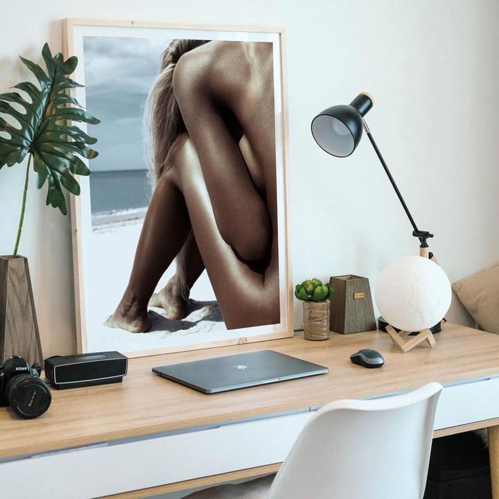 Immagine prodotto Trenddeko Nudo sulla spiaggia (100 x 120 cm)