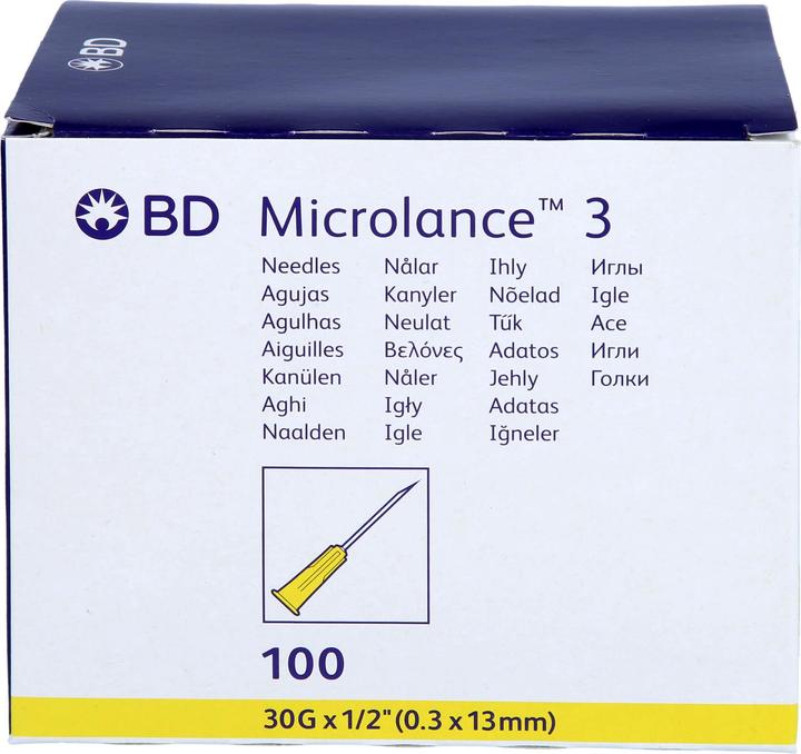 Produktbild BD MICROLANCE KANUELE 30g 1/2, 100 St KAN