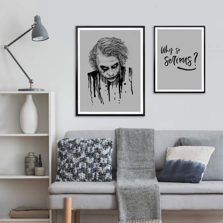 Produktbild Trenddeko Why so serious? (24 x 30 cm)