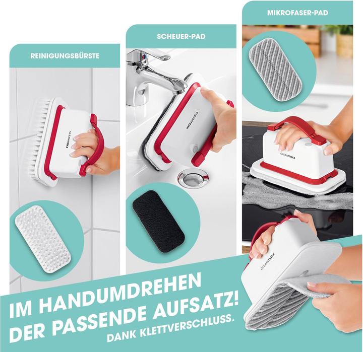 Image du produit CleanMaxx Brosse de nettoyage 3 embouts inclus, 4 V USB-C (1 pcs)