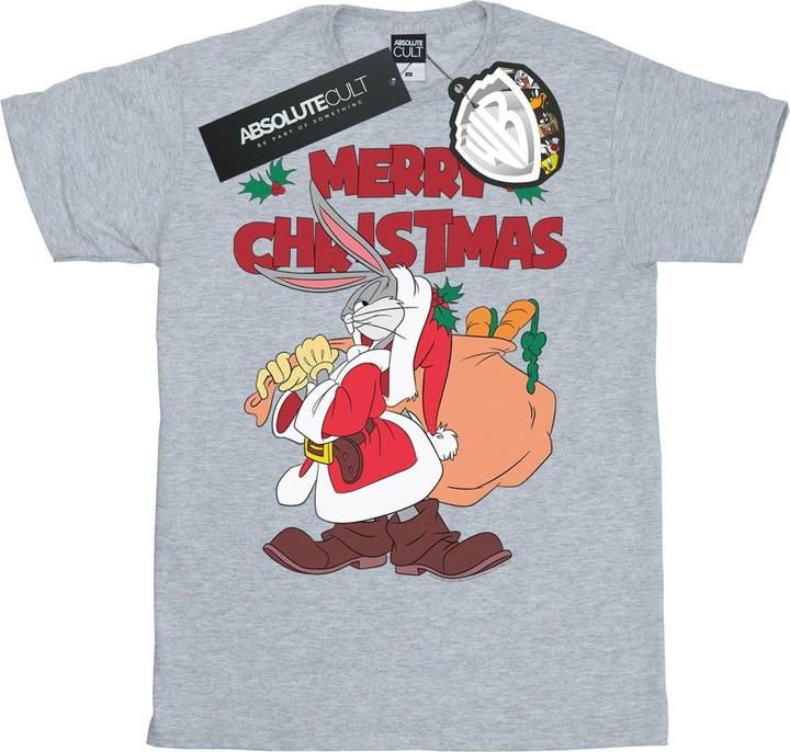 Immagine prodotto Looney Tunes Santa Bugs Bunny Maglietta Ampia Donna (L)