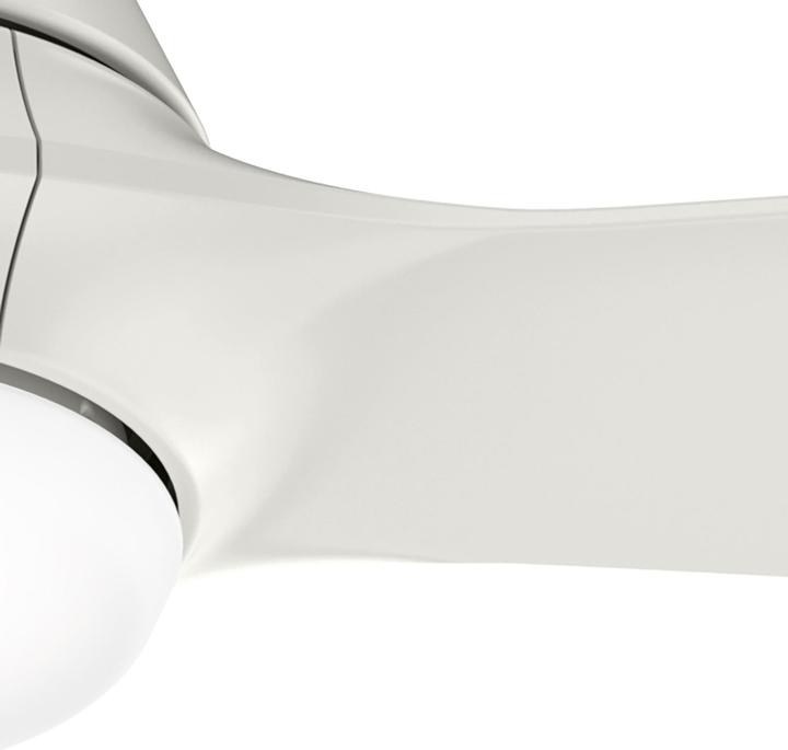 Actual product image Hunter Fans DC Deckenventilator Calabasas LP Weiss mit LED (41 dB)