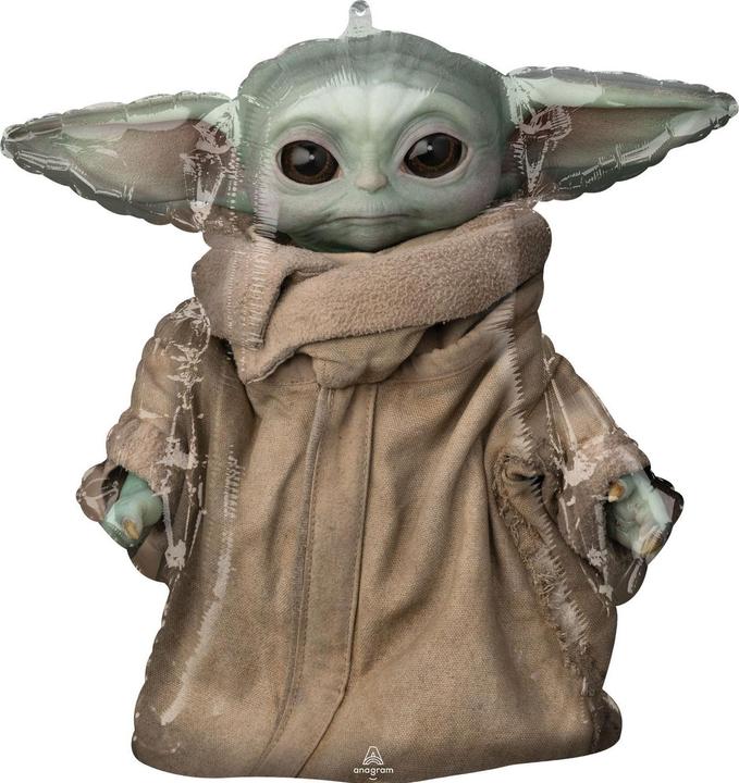Produktbild Amscan Ballon Alu - Bébé Yoda (63cm) (1 x)