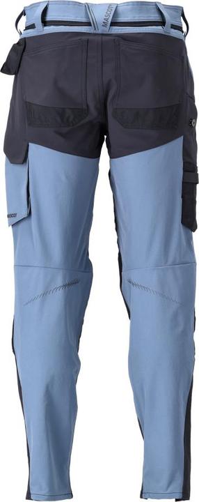 Immagine prodotto Mascot Pantaloni con cintura in vita Ultimate Stretch personalizzati 22379 blu pietra/nero taglia 50 (Apple iPhone 5s)